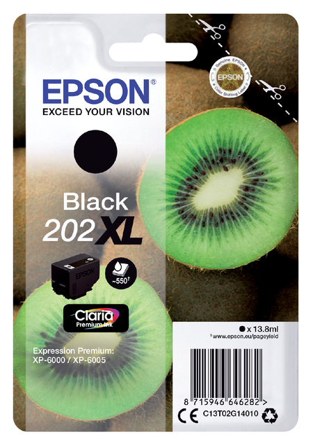 EPSON Singlepack Black 202XL Kiwi