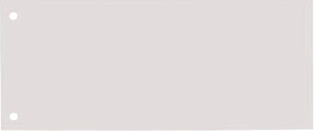 Elba 240x105mm dividers 190gsm card 2 holes white pack 100