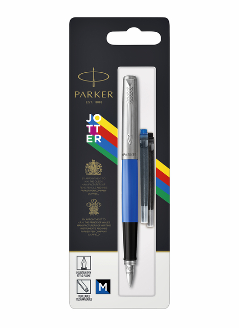 Vulpen Parker Jotter Original CT M blauw blister à 1 stu