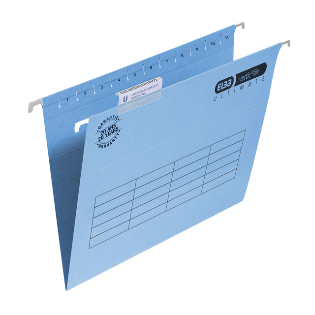 Elba Ultimate A4 Suspension File Verticfile For Drawer V Base; Box Of 25;  Kraft blue
