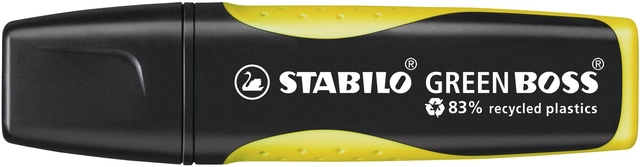 Markeerstift STABILO GREEN BOSS 6070/24 geel