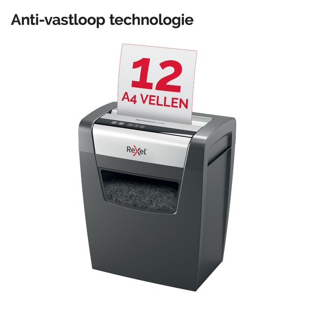 Papiervernietiger Rexel Momentum X312 snippers 5x42mm