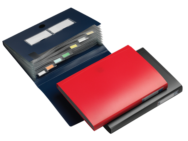 Expanding file HF2 A4 7 tabs, black