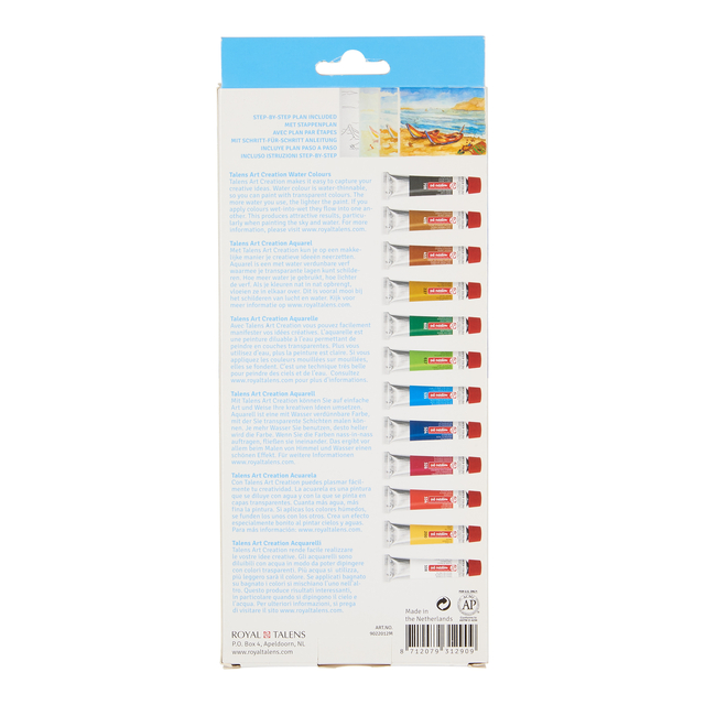Talens Art Creation aquarel set 12 tubes 12 ml