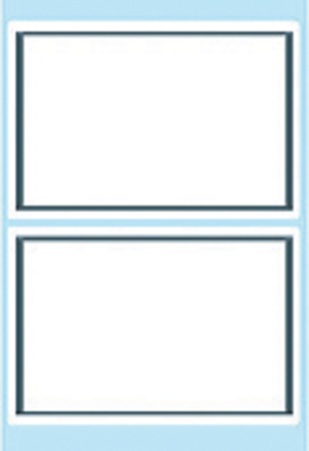 Book labels 82x55mm grey frame 6 sh.