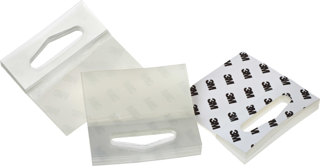 Hanging tab 3M 1075 50x50mm clear 500 pieces
