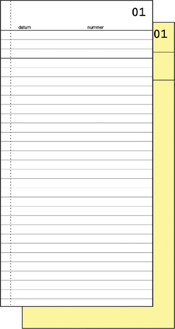 Order/commission booklet Sigel Expres with carbon 2x50 sheets
