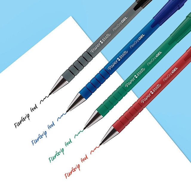 Papermate Flexgrip RT BP M Blu ValuePack