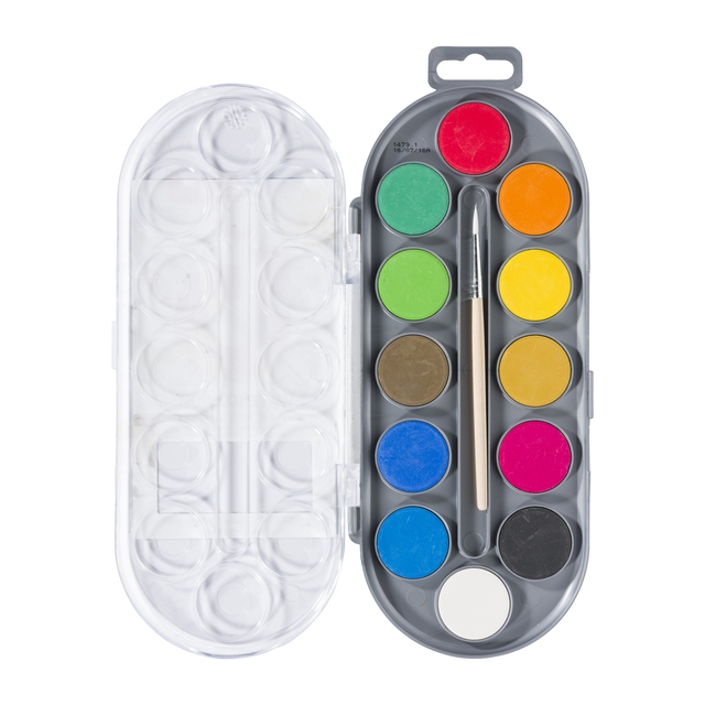 Verfdoos Bruynzeel Kids 12 kleuren