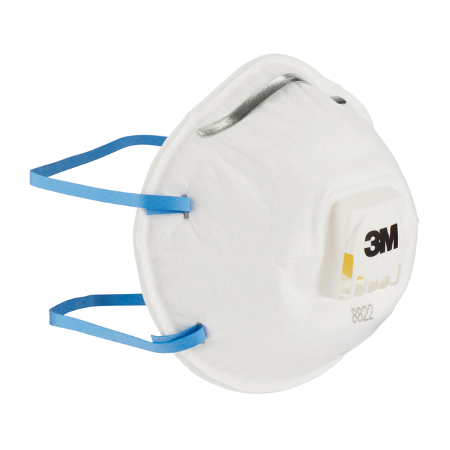 Stofmasker 3M voor schuren 8822 FFP2 met ventiel 3 stuks