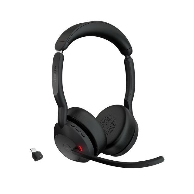 Headset Jabra Evolve2 55 Link 380/390c MS Stereo draadloos