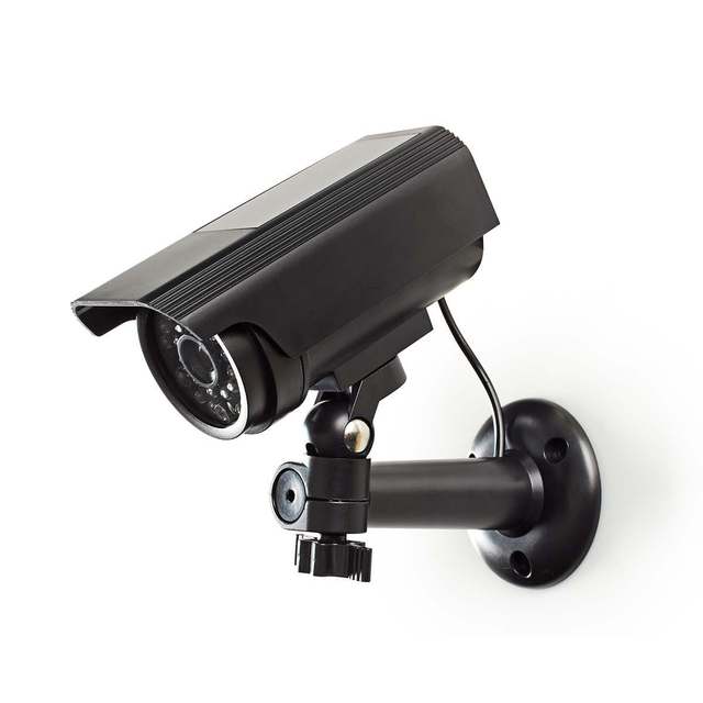 Dummy beveiligingscamera Nedis bullet solar buiten grijs