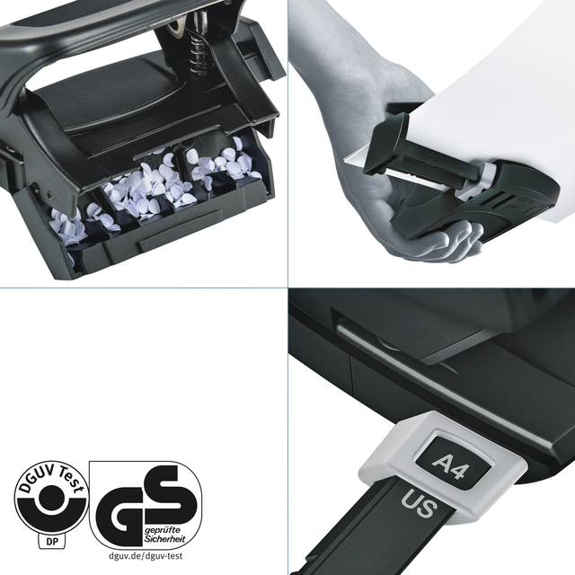 Perforator Leitz Nexxt  Recycle mini 10 vel zwart