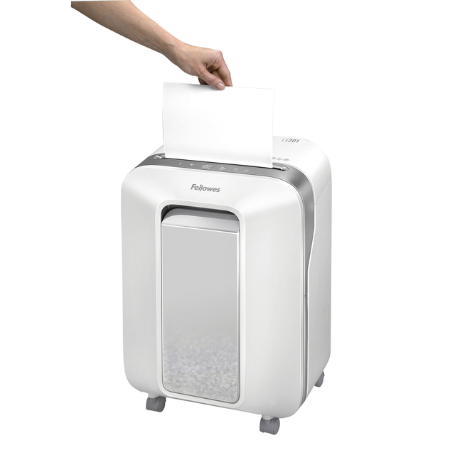 Paper shredder Fellowes Powershred LX201 2x12mm white