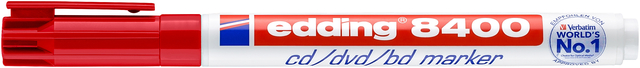 edding 8400 CD/DVD/BD marker red