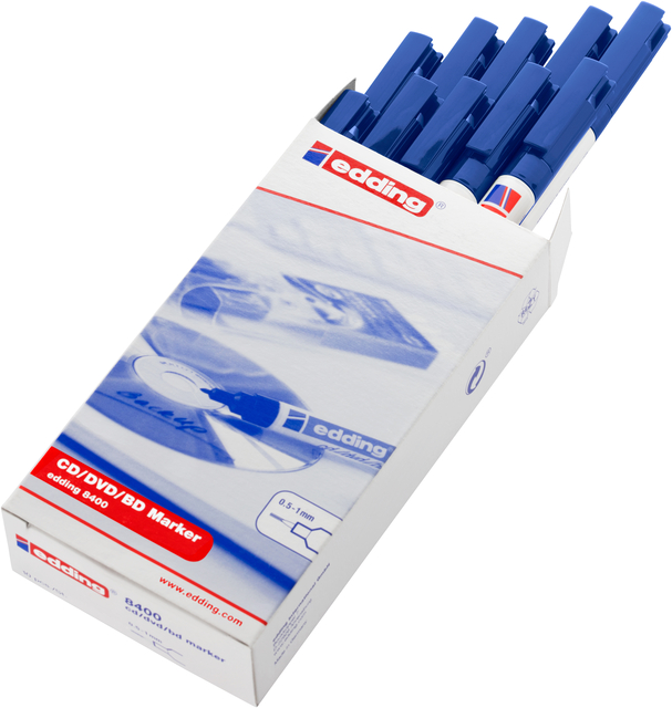 edding 8400 CD/DVD/BD marker blue
