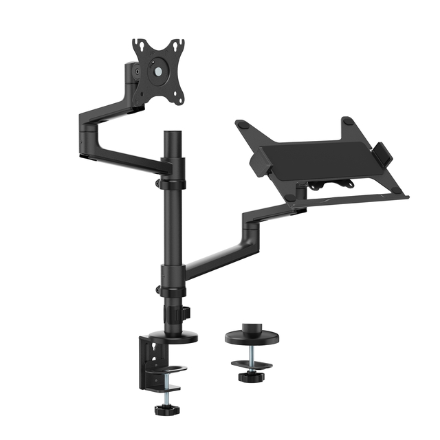 Monitorarm + laptophouder Neomounts NEXT DS20 17-27'' zwart