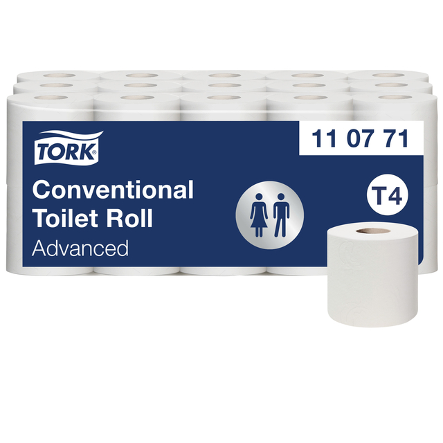 Toilet paper Tork T4 Advanced 2-ply 400 sheets white 110771