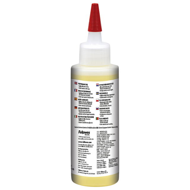 Olie voor papiervernietiger Fellowes 120ml