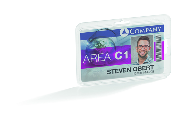 Badge Durable permanent voor 1 kaart 10 stuks