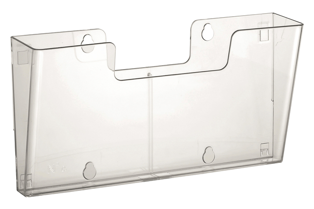 Wall Brochure holder OPUS 2 4xA4 landscape connectable