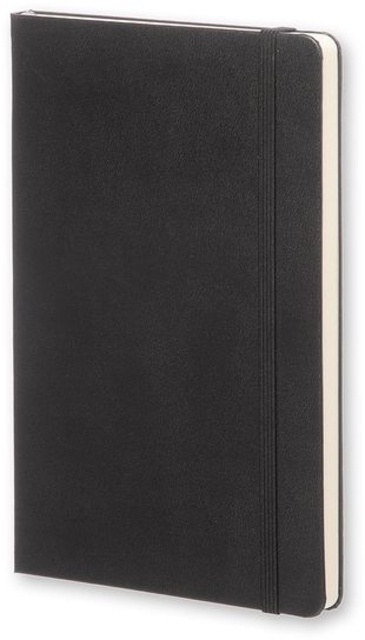 Notitieboek Moleskine large 130x210mm dots hard cover zwart