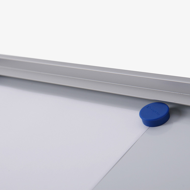 Vitrinebord Quantore voor binnen 2x A4 zilver