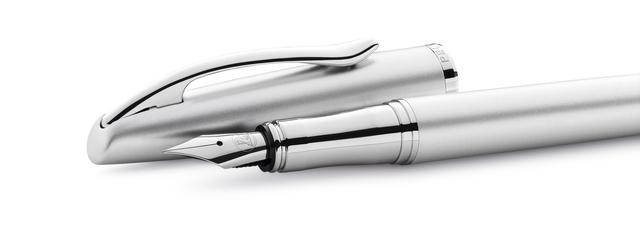 Schrijfset Pelikan Jazz Noble Elegance K36+P36 medium silver