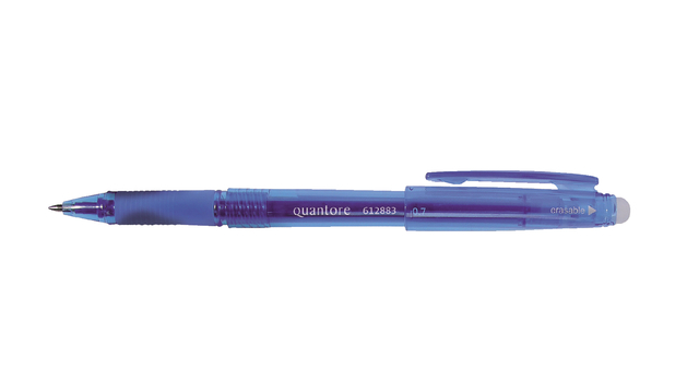 Gel writer Quantore erasable 0.7mm blue