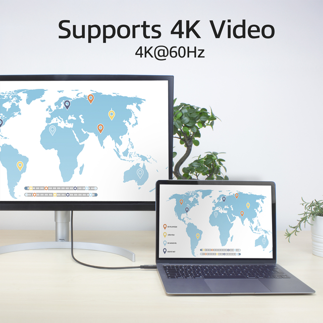 Kabel ACT USB-C 4.0 20Gbps Thunderbolt 3 2m