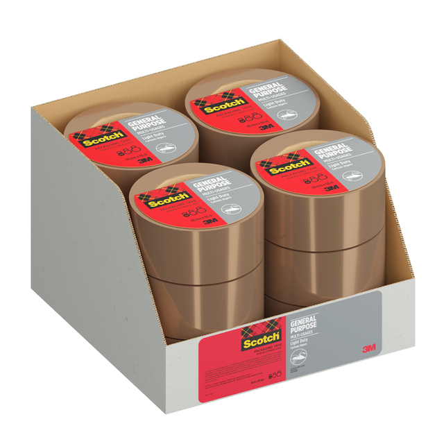 Verpakkingstape Scotch 4501B66 48mmx66m bruin