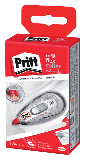 Correction roller Pritt refillable Flex 4.2mmx12m