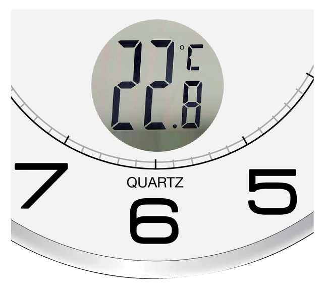 Unilux Tempus Clock Metal grey