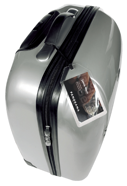 10x 3L business card luggage tags 72x123mm, strings & name cards