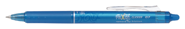 FriXion Ball Clicker 0.7 - Gel Ink Rollerball - Light Blue - Medium Tip