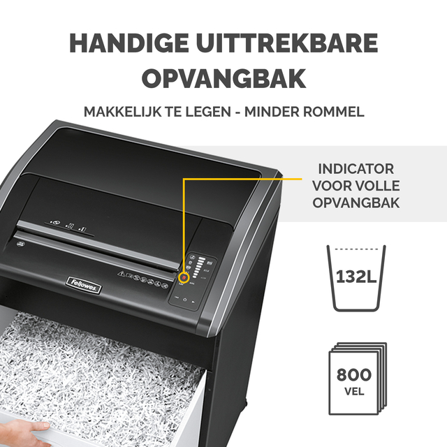 Papiervernietiger Fellowes Powershred 485I stroken 5,8mm