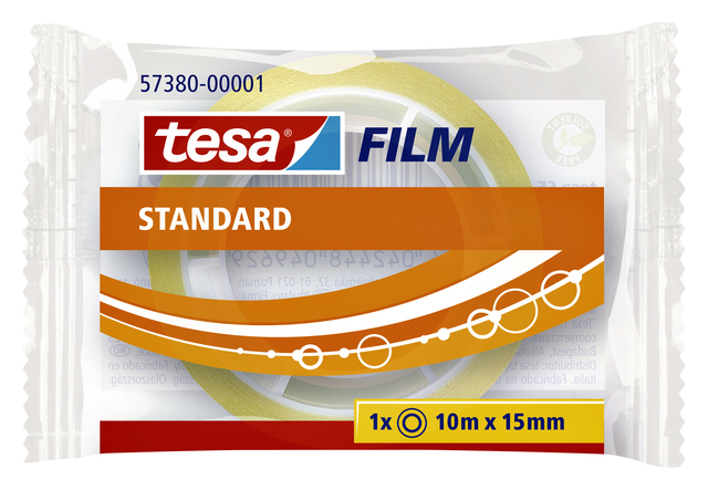 tesafilm Standard tape, self-adhesive, 50 x 10m:15mm