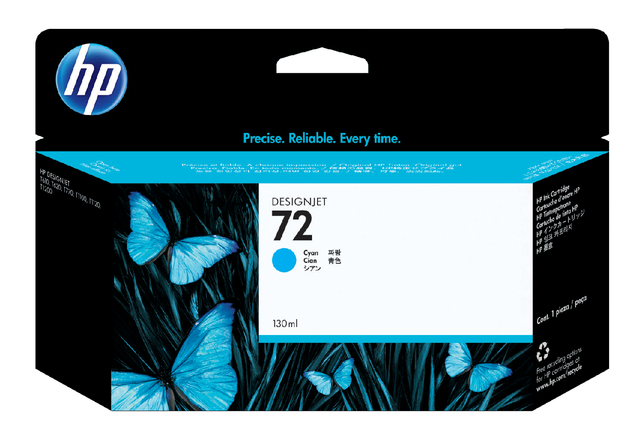 HP 72 ink cyan Vivera 130ml