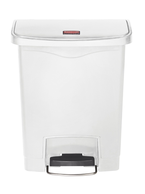 Pedaalemmer Rubbermaid Slim Jim Step-On 30liter wit