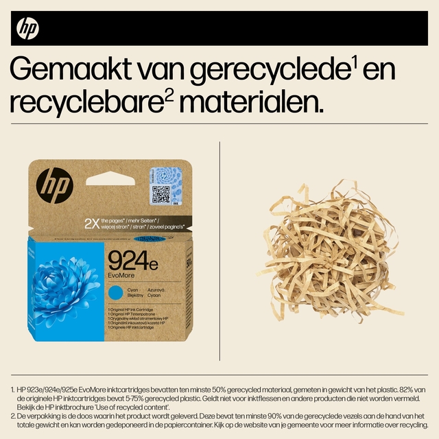 Inktcartridge HP 4K0U7NE 924E Evomore blauw
