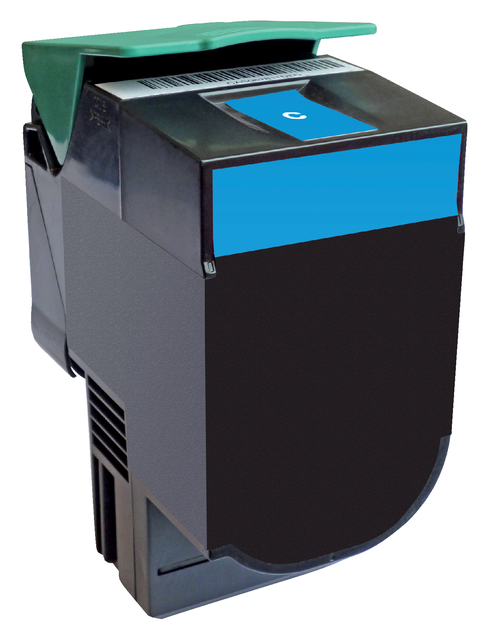 Tonercartridge Quantore alternatief tbv Lexmark C540H1CG blauw