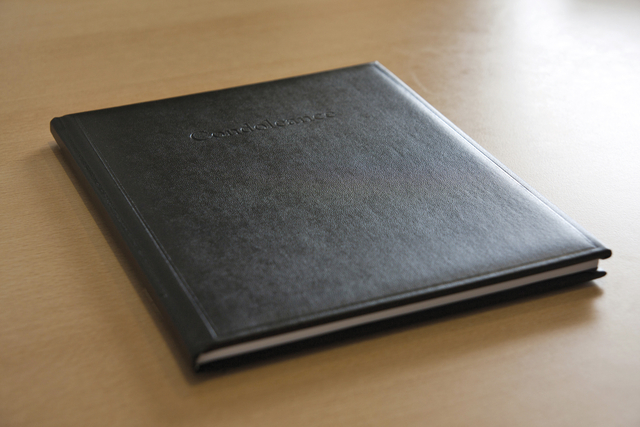 Condolence album Kangaro 26x21cm black