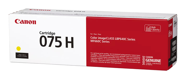 Tonercartridge Canon 075HY geel