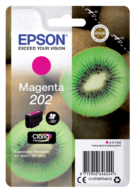 EPSON Singlepack Magenta 202 Kiwi
