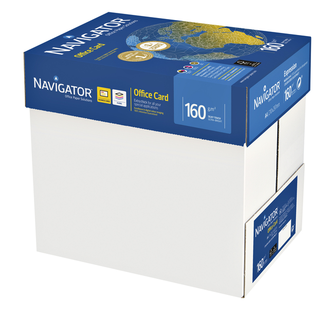 Copy paper Navigator Office Card A4 160gr white 250 sheets