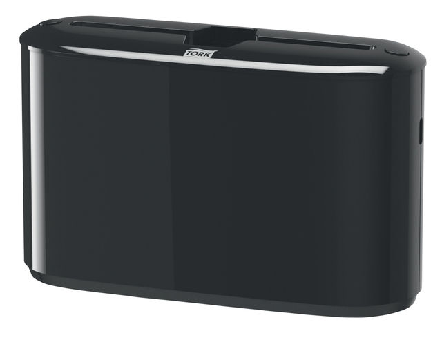 Handdoekdispenser Tork H2 Elevation Xpress countertop zwart 552208