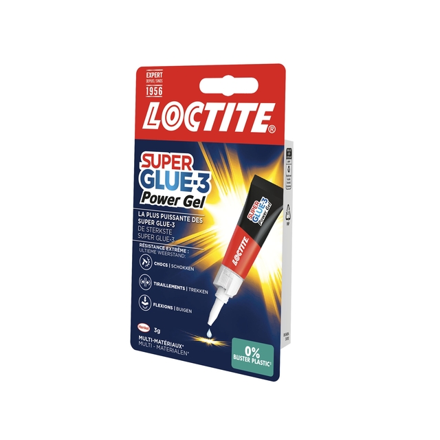 Super Glue Loctite Powerflex GEL tube 3 grams on blister