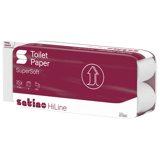 Toiletpapier Satino MT1 Prestige 3-laags 250 vel wit 071340