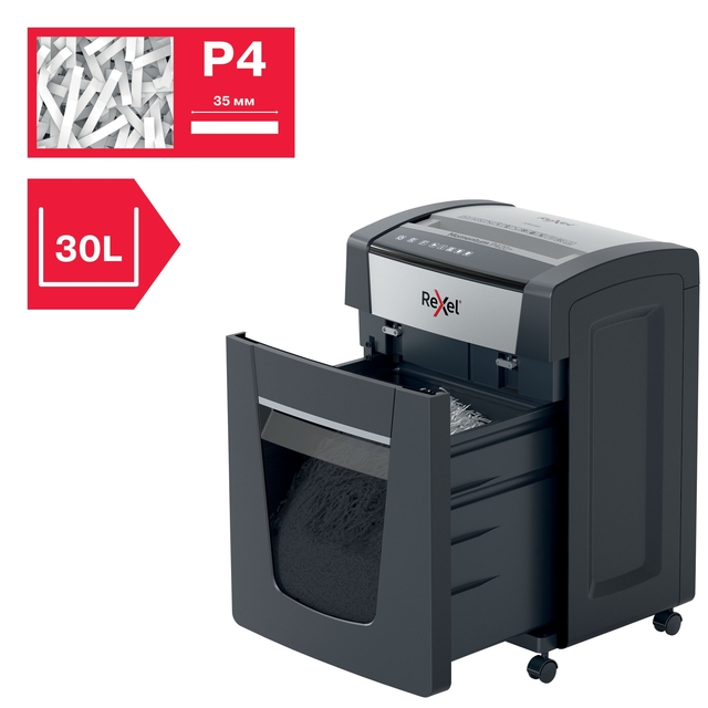 Papiervernietiger Rexel Momentum P420+ snippers 4x35mm