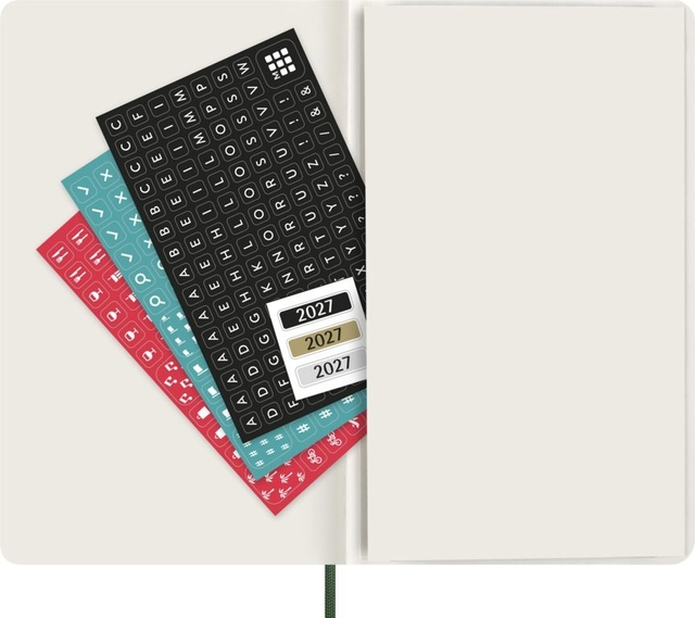 Agenda 2027 Moleskine 12M Planner Weekly 7dagen/1pagina large sc myrtle green